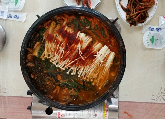 곰바위 산장 